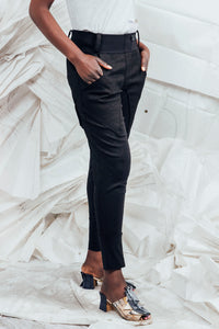 SL25 ENZI SLIM LINE PANTS - OBSIDIAN FLORA