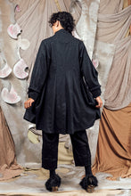 Load image into Gallery viewer, AW26 ETIEN LONG COWL JACKET - CHARCOAL FLECK