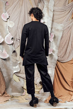 Load image into Gallery viewer, AW26 GIAN LONG SLEEVE POCKET TOP - OBSIDIAN
