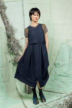 Load image into Gallery viewer, SL26 HOLLIS CONVERTIBLE SKIRT DRESS - INK