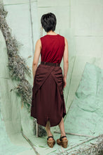 Load image into Gallery viewer, SL26 HOLLIS CONVERTIBLE SKIRT DRESS - DEEP RUST