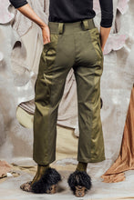 Load image into Gallery viewer, AW26 IDRIS FLARE ZIP PANTS - FOREST KHAKI