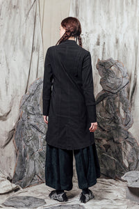 AW24 JADIS TUNIC SHIRT - OBSIDIAN