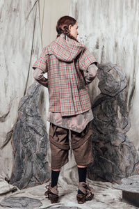 AW24 KAMAJI HOOD JACKET - MULTI PLAID