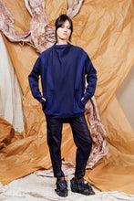 Load image into Gallery viewer, AW25 KORI PANEL COWL JUMPER - COBALT RUST