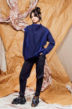 Load image into Gallery viewer, AW25 KORI PANEL COWL JUMPER - COBALT RUST