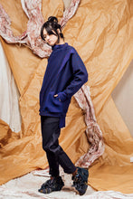 Load image into Gallery viewer, AW25 KORI PANEL COWL JUMPER - COBALT RUST