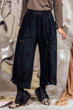 Load image into Gallery viewer, AW26 LYNDON BUTTON FLARE PANTS - OBSIDIAN CHENILLE