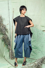 Load image into Gallery viewer, Sleeveless, Oversized, Convertible, Quiet Luxury, Elevated Street-Style, Black, Women's Top