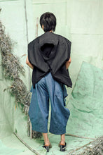 Load image into Gallery viewer, Reversible, Buttoned, Black, Elevated Street Style, Loose Fitted Uni-Sex Top