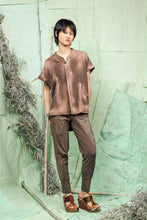 Load image into Gallery viewer, SL26 MANI CONVERTIBLE SQUARE TOP - KHAKI SALMON