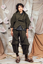 Load image into Gallery viewer, AW26 MASARO DETACHABLE JACKET - FOREST CHEVRON