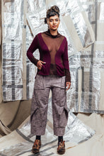 Load image into Gallery viewer, AW23 MERET PANEL KNIT TOP - MERLOT