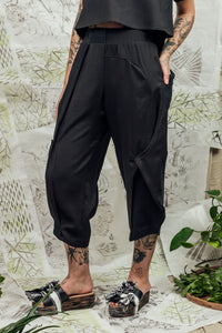 SL24 NYO ASYMMETRIC PANT - ONYX OBSIDIAN