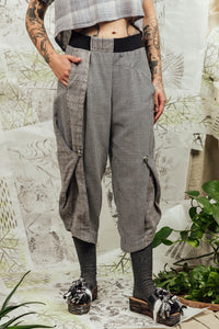 SL24 NYO ASYMMETRIC PANT - RIVERSTONE CHECK