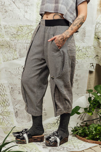 SL24 NYO ASYMMETRIC PANT - RIVERSTONE CHECK