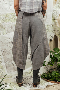 SL24 NYO ASYMMETRIC PANT - RIVERSTONE CHECK