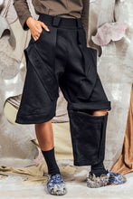 Load image into Gallery viewer, AW26 ORFEO ZIP LEG WIDE PANTS - OBSIDIAN