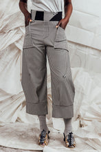 Load image into Gallery viewer, SL25 ORIME WIDE FOLD PANTS - MONO CHECK