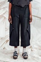 Load image into Gallery viewer, SL25 ORIME WIDE FOLD PANTS - OBSIDIAN TWILL