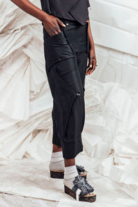 SL25 ORIME WIDE FOLD PANTS - OBSIDIAN TWILL