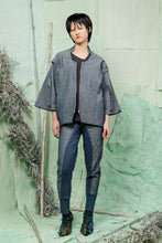 Load image into Gallery viewer, SL26 RENZO KIMONO ZIP JACKET - DENIM