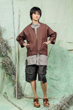Load image into Gallery viewer, SL26 RENZO KIMONO ZIP JACKET - ROSEWOOD