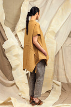 Load image into Gallery viewer, SL27 SANTALI RUCHE FLARE TOP - DIJON