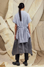 Load image into Gallery viewer, SL27 SANTALI RUCHE FLARE TOP - RESORT STRIPE
