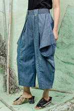 Load image into Gallery viewer, SL26 SHOSAI WRAP PANTS - DENIM CHAMBRAY
