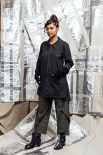 Load image into Gallery viewer, AW23 SIDD TUNIC SHIRT - SMOKY ONYX