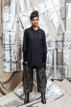 Load image into Gallery viewer, AW23 SIDD TUNIC SHIRT - SMOKY ONYX