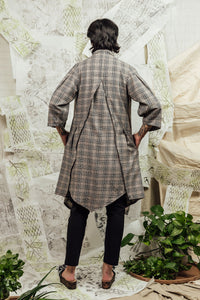 SL24 TAO LONG SHIRT - RIVERSTONE CHECK