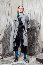 Load image into Gallery viewer, AW24 THORNE DRAPE TRENCH - ASH SLUB