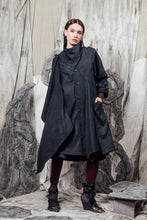 Load image into Gallery viewer, AW24 THORNE DRAPE TRENCH - CHARCOAL FLECK