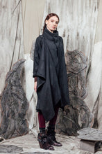 Load image into Gallery viewer, AW24 THORNE DRAPE TRENCH - CHARCOAL FLECK