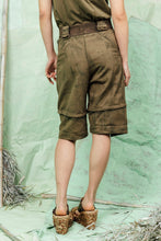 Load image into Gallery viewer, SL26 TOMIS OVERALL SHORTS - ARMY BRUSHSTROKE