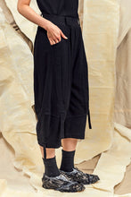 Load image into Gallery viewer, SL27 TOSHI WIDE RUCHE PANTS - OBSIDIAN