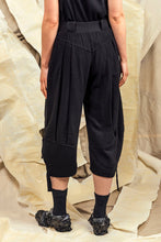 Load image into Gallery viewer, SL27 TOSHI WIDE RUCHE PANTS - OBSIDIAN