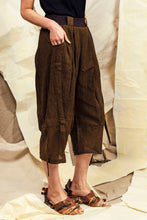 Load image into Gallery viewer, SL27 TOSHI WIDE RUCHE PANTS - BURNT UMBER