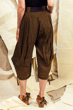 Load image into Gallery viewer, SL27 TOSHI WIDE RUCHE PANTS - BURNT UMBER