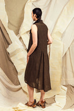 Load image into Gallery viewer, SL27 VELEDA DUSTER VEST - BURNT UMBER
