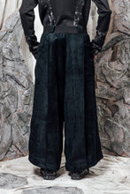 Load image into Gallery viewer, AW24 LYNDON BUTTON FLARE PANTS - OBSIDIAN CHENILLE