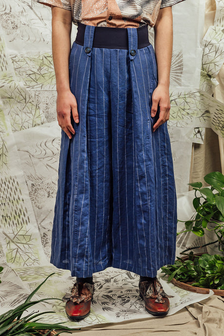 Unisex Linen Stripe Pants