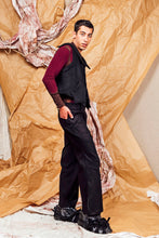 Load image into Gallery viewer, AW25 ALDIS WOOL WAISTCOAT - OBSIDIAN