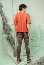 Load image into Gallery viewer, Orange, Knitted. Relaxed, Loose-Fitted, Cropped, Men's Top