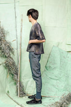 Load image into Gallery viewer, Smart-Casual, Boxy, Cropped, Flared, Ink Tan, Men&#39;s Top