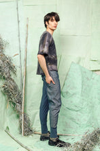 Load image into Gallery viewer, Tie-Dye, Knitted, Relaxed, Loose-Fitted, Cropped, Men&#39;s Top