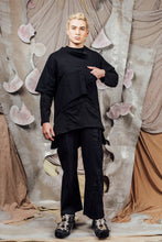 Load image into Gallery viewer, AW26 CIELO CROP POCKET TOP - OBSIDIAN
