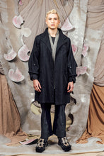Load image into Gallery viewer, AW26 ETIEN LONG COWL JACKET - CHARCOAL FLECK
